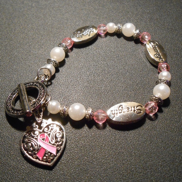 Breast cancer awareness bracelet - Picture 2 of 3